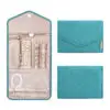 Custom Travel Jewelry Organizer Roll – Wholesale Private Label & OEM Custom travel jewelry organizer roll with multiple compartments and carrying strap in premium materials