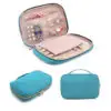 Premium custom branded travel jewelry organizer roll case with compartments and eco-friendly materials