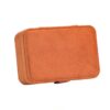 Custom rectangle travel watch and jewelry box with compartments and foam inserts for portable luxury packaging