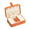 Custom rectangle travel watch and jewelry box with compartments and foam inserts for portable luxury packaging