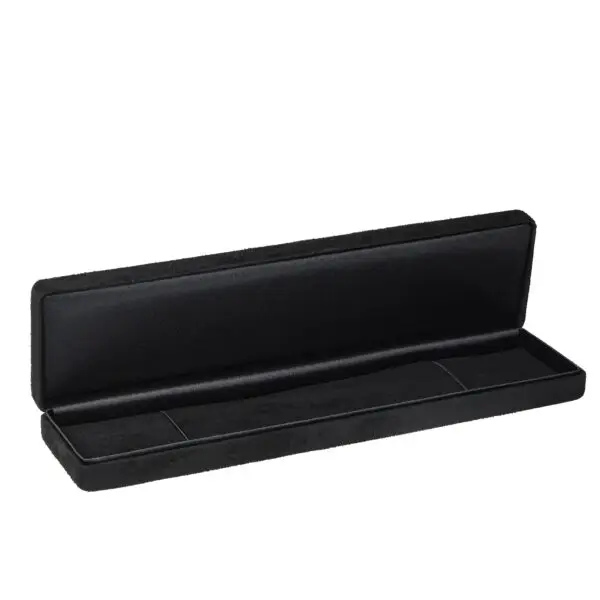 Custom Ultrasuede Bracelet Box — Premium Posh Collection Premium custom Ultrasuede bracelet box with soft fabric texture and luxury posh collection packaging design