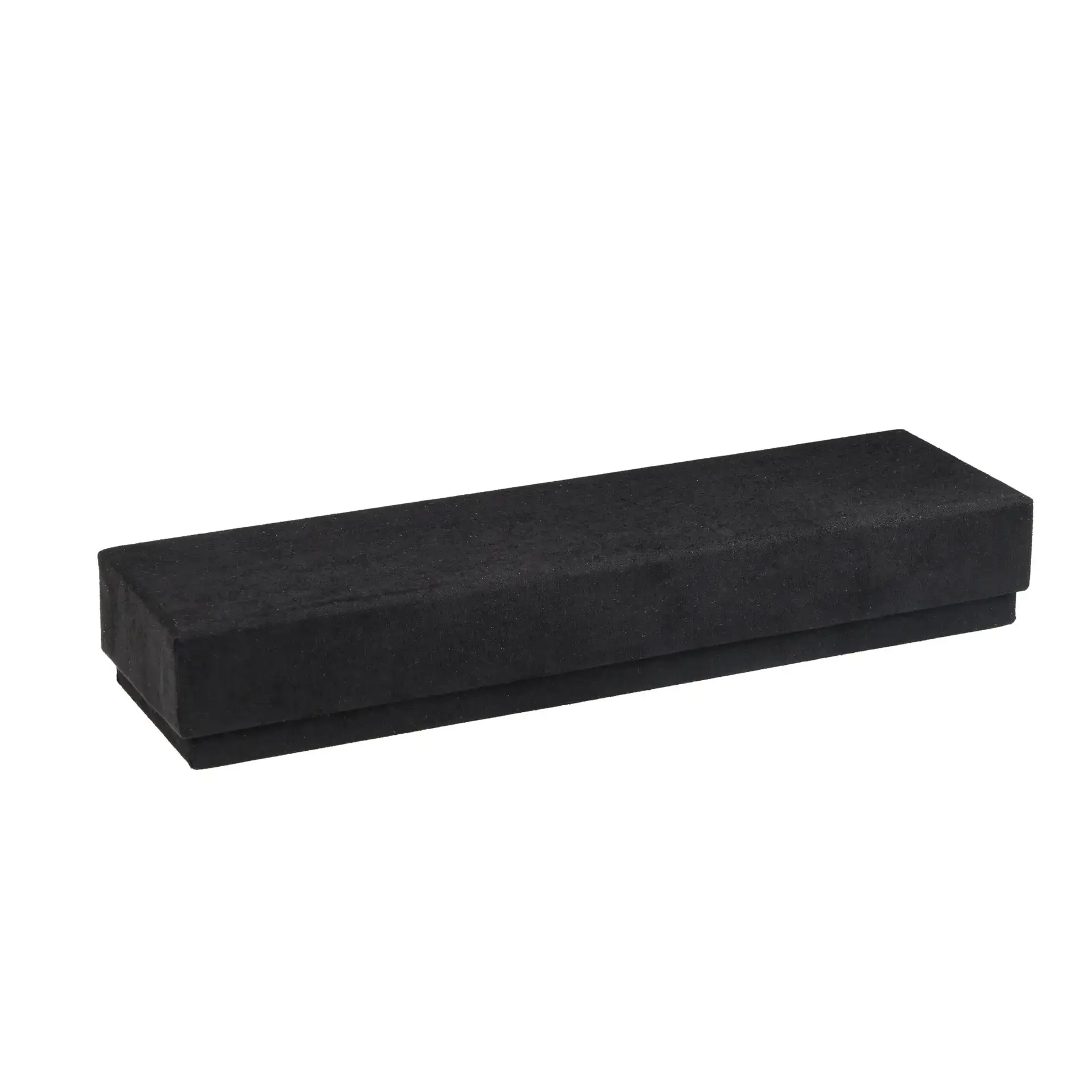 Premium custom Ultrasuede bracelet box with soft fabric texture and luxury posh collection packaging design