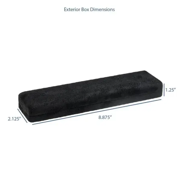 Custom Ultrasuede Bracelet Box — Premium Posh Collection Premium custom Ultrasuede bracelet box with soft fabric texture and luxury posh collection packaging design