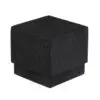 Ultrasuede Earring Box – Custom Branded Jewelry Packaging Premium ultrasuede earring box with interior insert compartments and custom branding, displayed open
