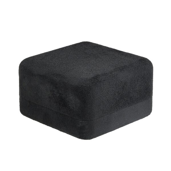 Custom Ultrasuede Premium Jewelry Box – Posh Collection, Luxury Branding Premium ultrasuede jewelry box with custom logo branding and foam insert