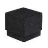 Premium Ultrasuede Ring Box — Custom Jewelry Packaging Custom premium ultrasuede ring box with embossed logo branding and interior foam cradle for luxury jewelry packaging