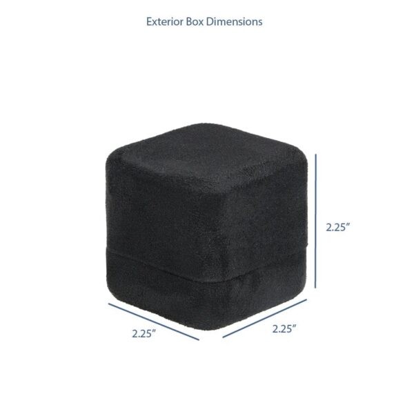 Premium Ultrasuede Ring Box — Custom Jewelry Packaging Custom premium ultrasuede ring box with embossed logo branding and interior foam cradle for luxury jewelry packaging