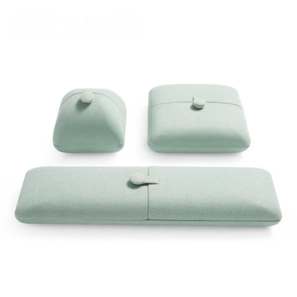 Custom velvet jewelry boxes with logo printing, foam insert, and personalized branding options