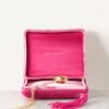 Custom velvet jewelry display box with personalized logo branding and magnetic closure