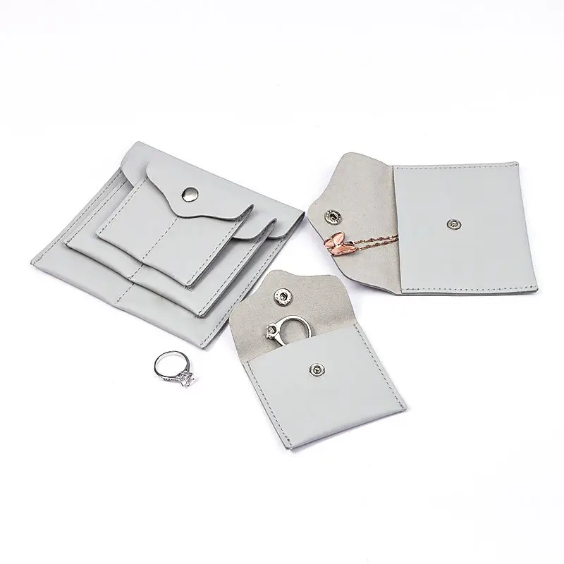 Custom velvet jewelry pouch with logo printing, factory-direct wholesale