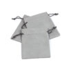 Custom velvet jewelry pouch with logo printing, factory-direct wholesale