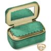 Velvet ring travel case with custom branding – portable jewelry storage for brands and retailers