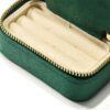 Velvet ring travel case with custom branding – portable jewelry storage for brands and retailers