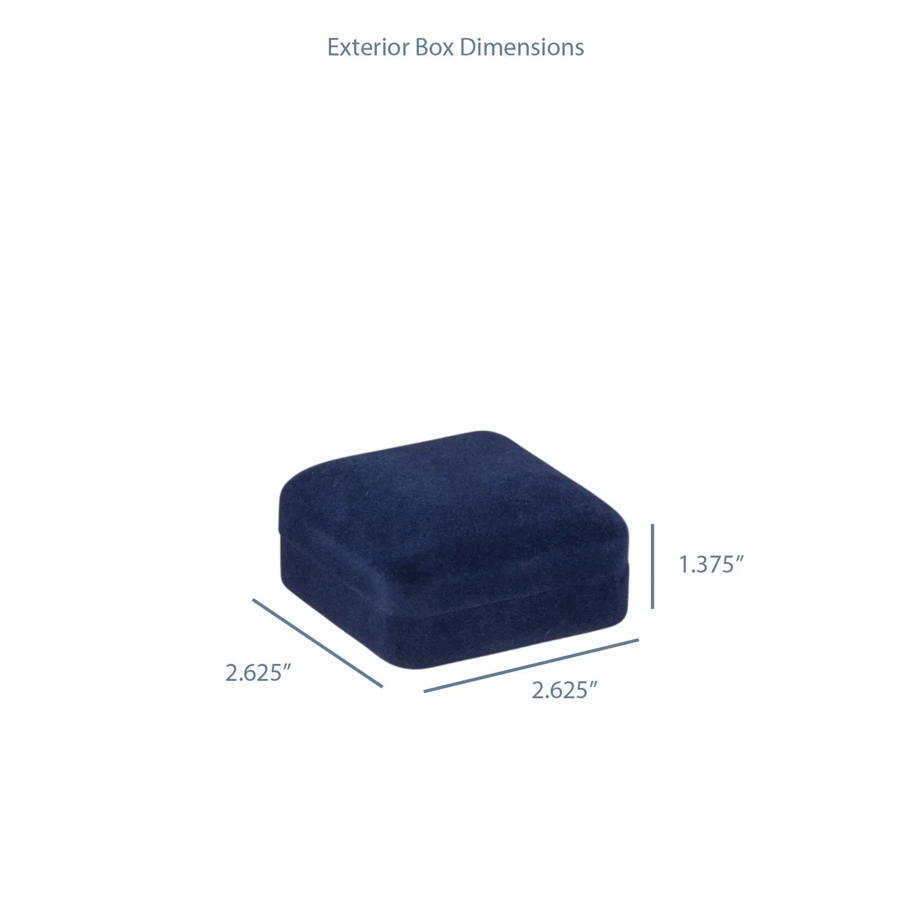 Luxury velveteen double ring box with embossed branding, custom colors, and soft cushioned interior for jewelry retail