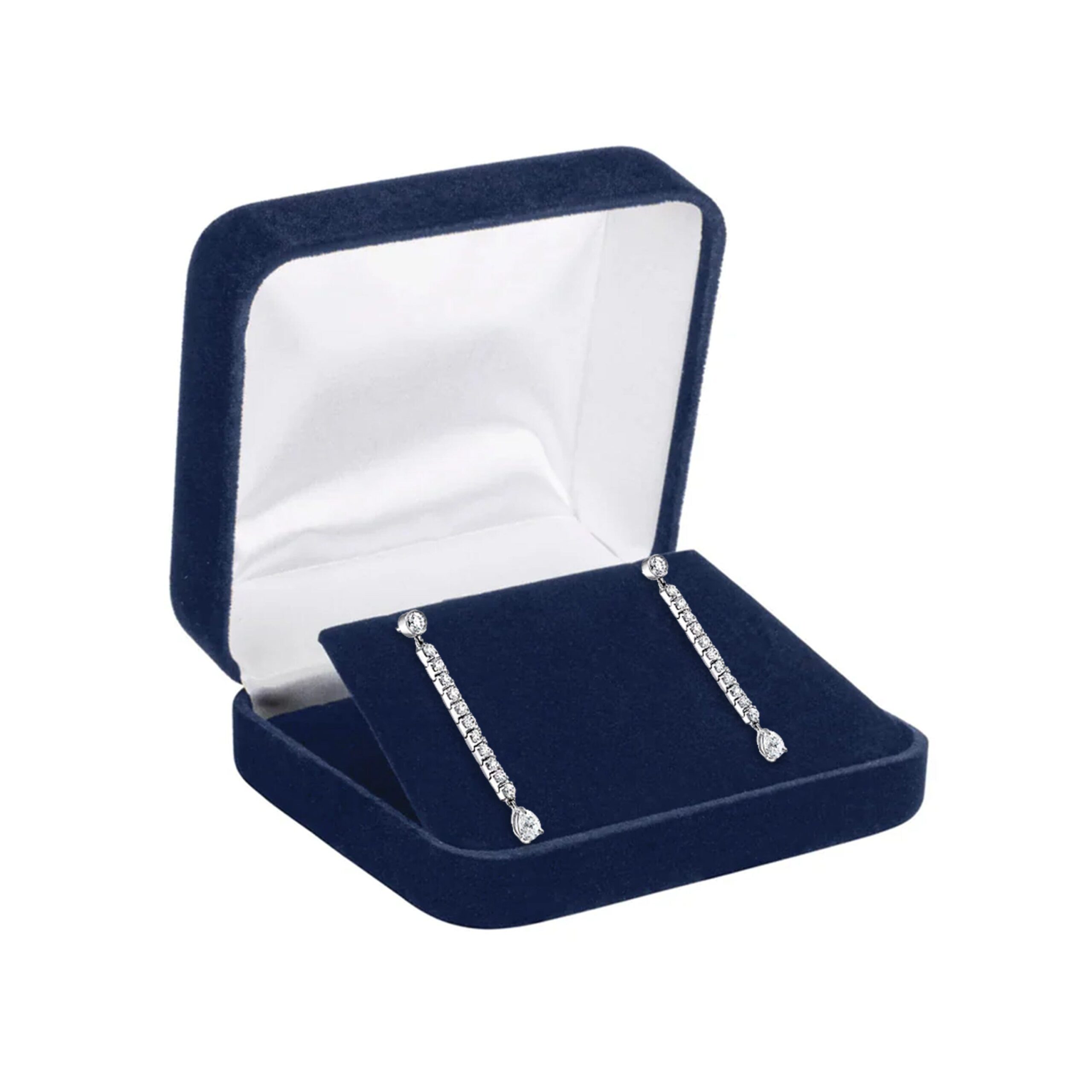 Custom Velveteen Earring Box with Foam Insert – Private Label Jewelry Packaging