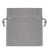 Soft velveteen jewelry pouch medium size with custom logo and branding options for wholesale packaging