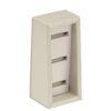 Vertical 3-ring jewelry display stand with custom logo branding