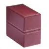 Luxury rigid bangle box with vintage-style interior and custom logo branding, custom jewelry packaging from On The Way
