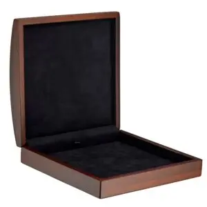 Walnut Wood Custom Necklace u0026amp; Pearl Box – OEM Jewelry Packaging