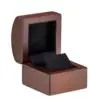 Custom Walnut Wood Earring Box – Private Label Jewelry Packaging Premium walnut wood earring boxes with custom logo branding and foam inserts for jewelry packaging
