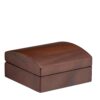 Walnut Wood Large Earring Display Box with Custom Logo, OEM Jewelry Packaging Walnut wood large earring display box with custom logo engraving and T-bar stand, premium jewelry packaging