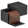 Custom Walnut Wood Earring Box – Private Label Jewelry Packaging Premium walnut wood earring boxes with custom logo branding and foam inserts for jewelry packaging