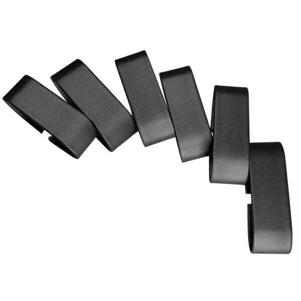 Leatherette Watch Display Collar Pads – 12-Capacity Stackable Tray Inserts (6-Pack) Leatherette watch display pads with collar styling in stackable tray configuration for jewelry retail