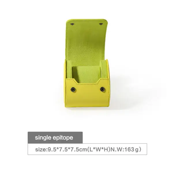 Custom portable multi-slot watch roll organizer with velvet padding and embroidered branding for jewelry retail and wholesale