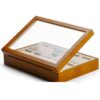 Premium 10-watch custom storage box with velvet dividers and white-label branding for jewelry retailers
