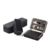 Custom Travel Watch Storage Case - Zippered Multi-Slot Organization Pouch Professional fabric watch storage case with zippered compartments for jewelry brand packaging