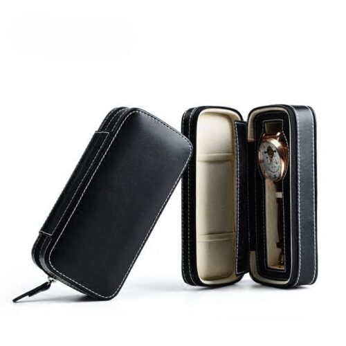 Custom Watch Travel Case – Wholesale Jewelry Box with Branding Custom watch travel case with logo branding, wholesale jewelry packaging