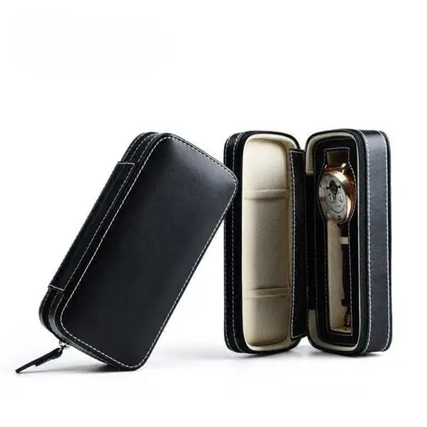 Custom Watch Travel Case – Wholesale Jewelry Box with Branding Custom watch travel case with logo branding, wholesale jewelry packaging