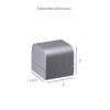 Custom weave texture small earring box with contemporary design, customizable branding and magnetic closure