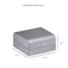 Custom Weave Texture T-Style Earring Box – Contemporary Jewelry Packaging Weave texture T-style earring box with contemporary design, custom jewelry packaging for brands and retailers