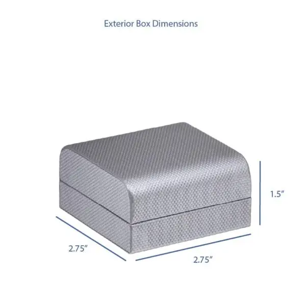 Custom Weave Texture T-Style Earring Box – Contemporary Jewelry Packaging Weave texture T-style earring box with contemporary design, custom jewelry packaging for brands and retailers
