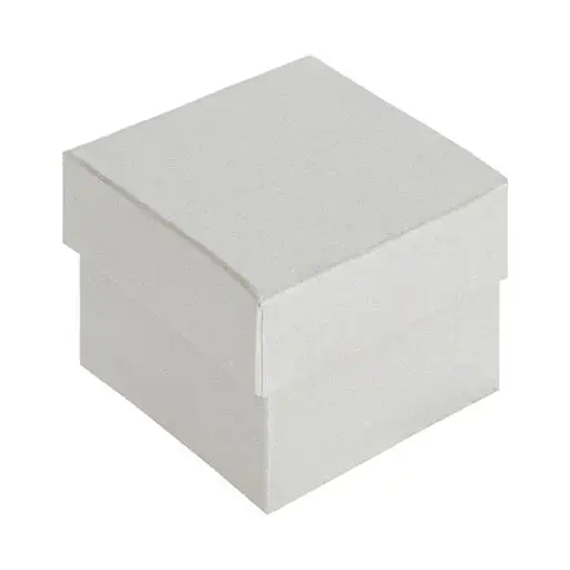 Luxury lacquered wooden earring box with custom logo and branding for jewelry retail packaging
