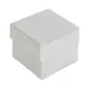 Luxury lacquered wooden earring box with custom logo and branding for jewelry retail packaging