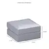 Luxury lacquered wooden earring box with custom logo and branding for jewelry retail packaging