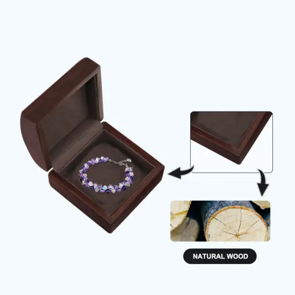 Custom Wooden Necklace & Pendant Gift Boxes – Wholesale Private Label Jewelry Packaging Custom solid wood necklace and pendant boxes with logo branding – luxury wholesale jewelry packaging