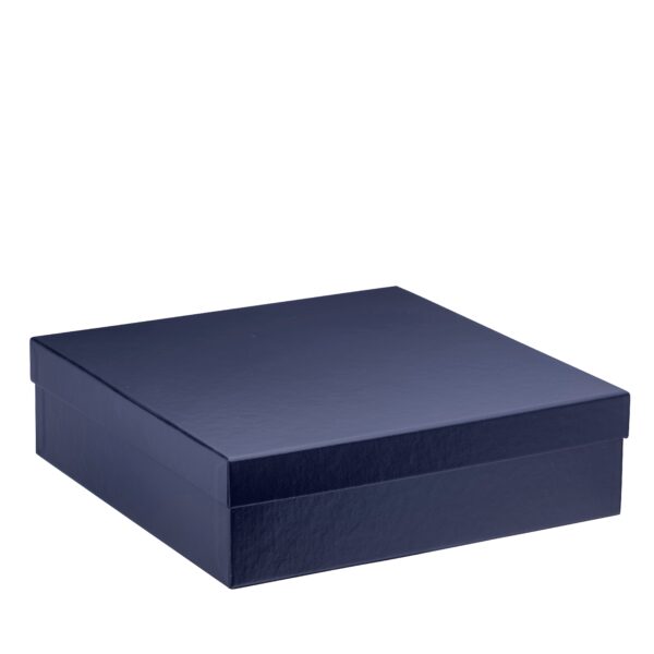 Luxury wooden lacquered necklace box with custom logo branding and padded interior insert