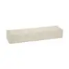Woven linen bracelet box with soft textile exterior and customizable foam insert for jewelry retail packaging