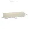 Woven linen bracelet box with soft textile exterior and customizable foam insert for jewelry retail packaging