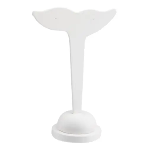 Custom leatherette curve earring tree display stand for jewelry retailers and brands