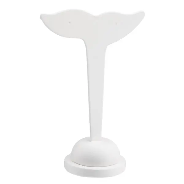 Custom leatherette curve earring tree display stand for jewelry retailers and brands