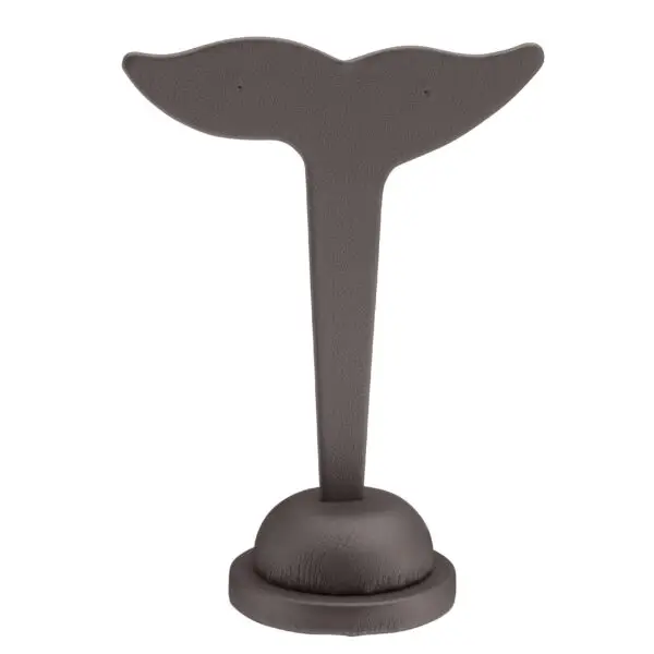 Custom leatherette curve earring tree display stand for jewelry retailers and brands
