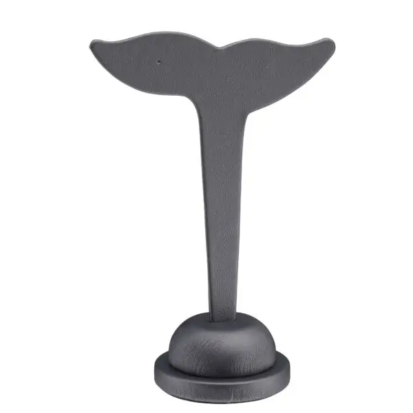 Custom leatherette curve earring tree display stand for jewelry retailers and brands