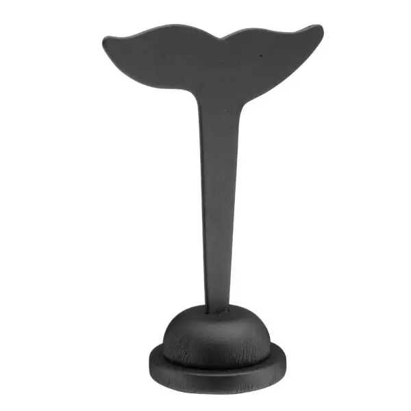 Custom leatherette curve earring tree display stand for jewelry retailers and brands