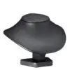 Leatherette Medium Round Necklace Display Stand – Custom Bulk Packaging Medium leatherette round necklace display stand with custom branding for jewelry packaging