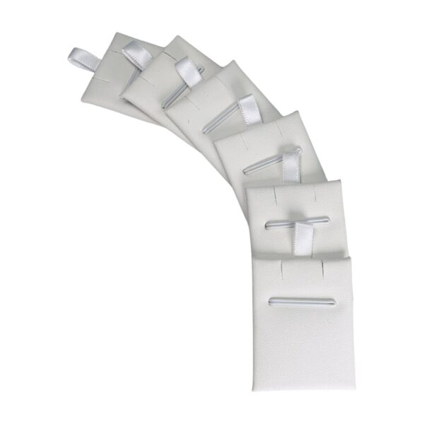 Leatherette Loose Pad Insert for 28-Slot Stackable Earring Tray - 6-Pack Leatherette loose pad inserts for 28-slot jewelry earring and pendant display tray, 6-pack bulk