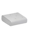 Leatherette 5-ring display tray with cushioned velvet inserts for retail jewelry presentation